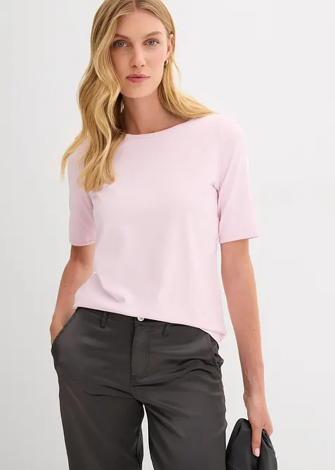 T-shirt con poliammide riciclata, bonprix