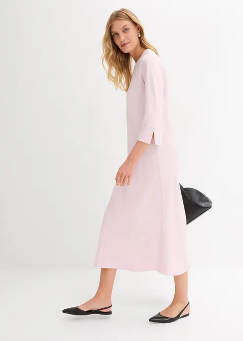 Abito midi in satin lucido, bonprix