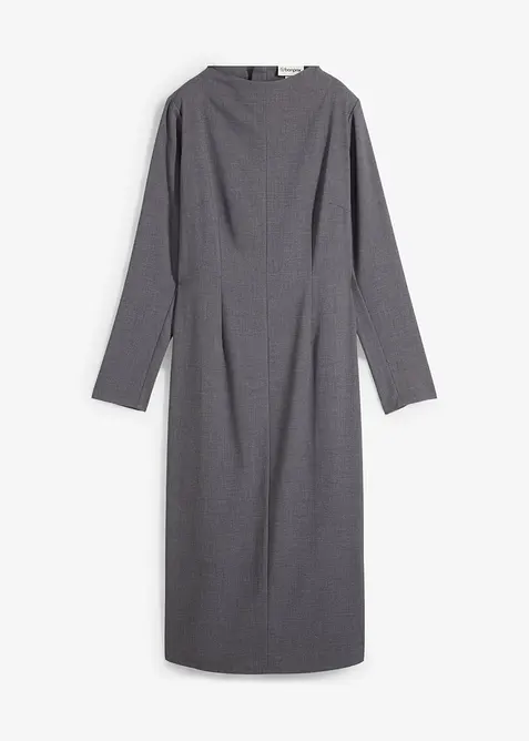 Abito midi in misto viscosa, bonprix