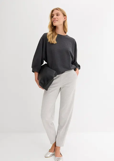 Felpa oversize in puro cotone, bonprix
