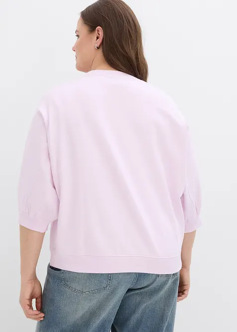 Felpa oversize in puro cotone, bonprix