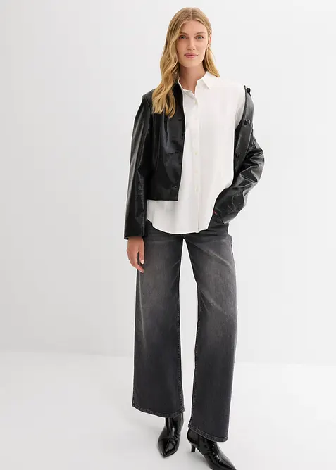 Camicia in morbida viscosa, bonprix