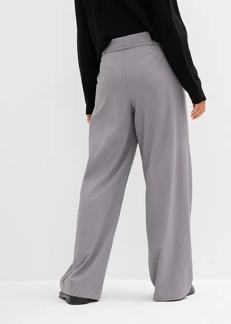 Pantaloni con pinces e cintura da annodare, bonprix
