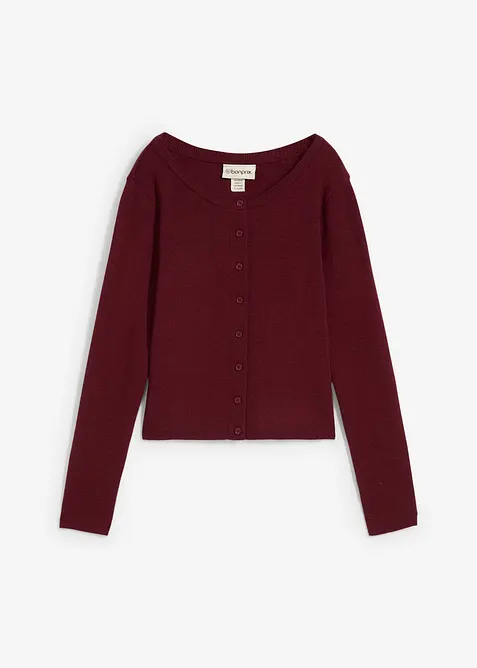 Cardigan corto in filato fine, bonprix