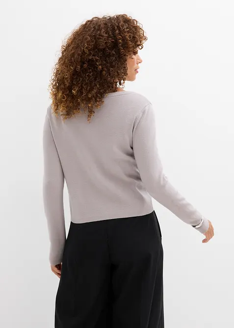 Cardigan corto in filato fine, bonprix