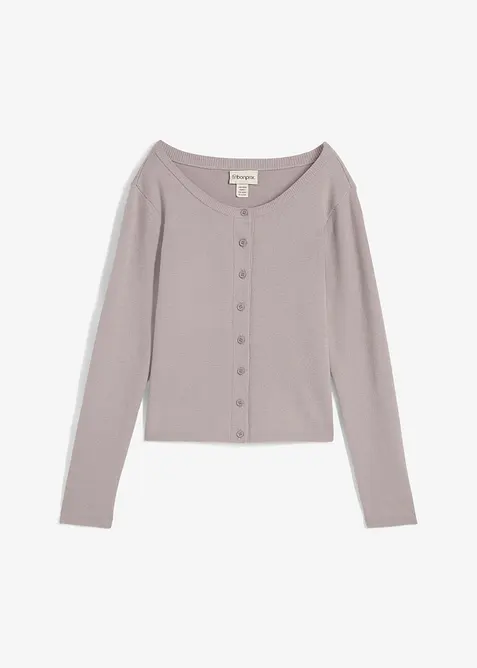 Cardigan corto in filato fine, bonprix