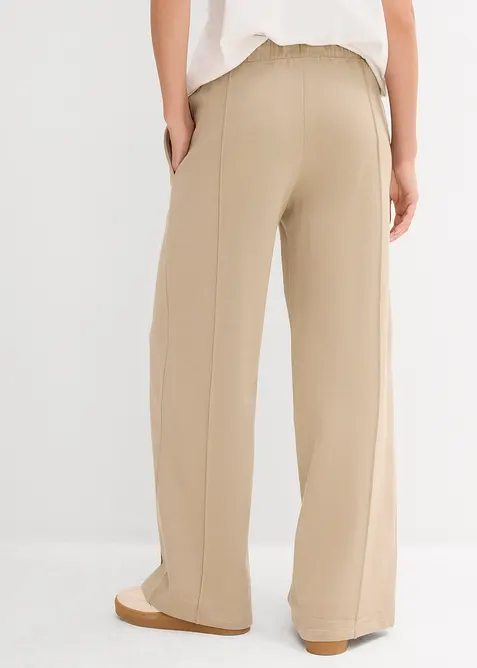 Pantaloni con elastico in vita in puro cotone biologico, bonprix