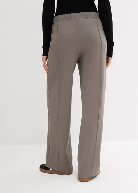 Pantaloni con elastico in vita in puro cotone biologico, bonprix