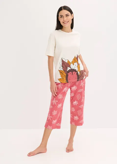 Pigiama corto in puro cotone biologico, bonprix