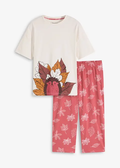 Pigiama corto in puro cotone biologico, bonprix