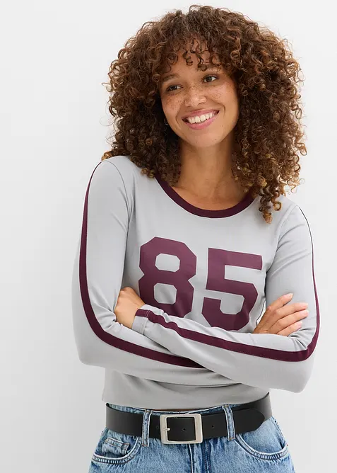 Maglia a maniche lunghe in jersey leggero, bonprix