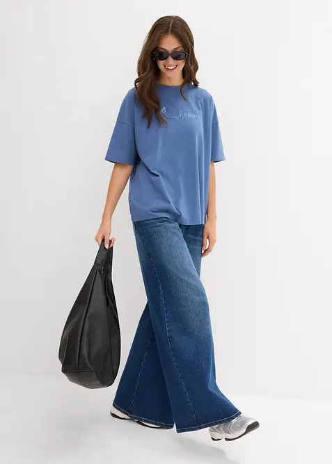 T-shirt oversize in puro cotone biologico, bonprix