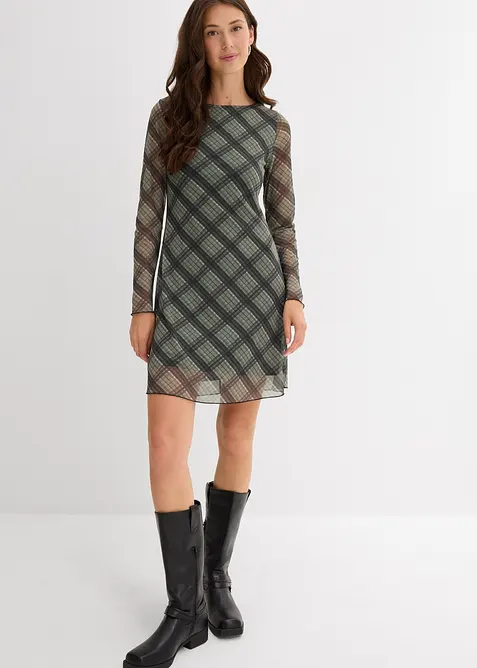 Miniabito in mesh fine, bonprix