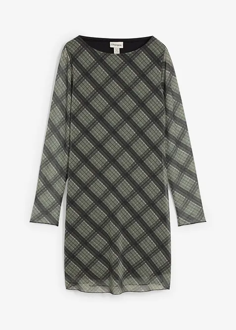 Miniabito in mesh fine, bonprix