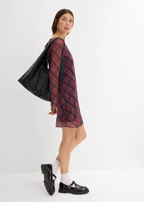 Miniabito in mesh fine, bonprix