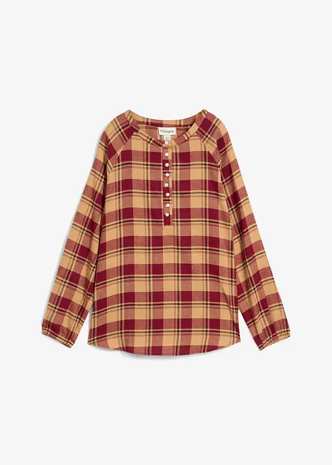 Blusa in flanella, bonprix