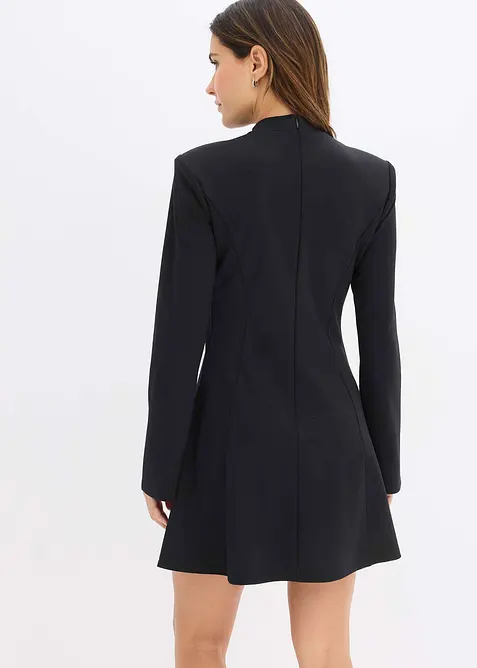 Miniabito svasato con maniche a trombetta, bonprix