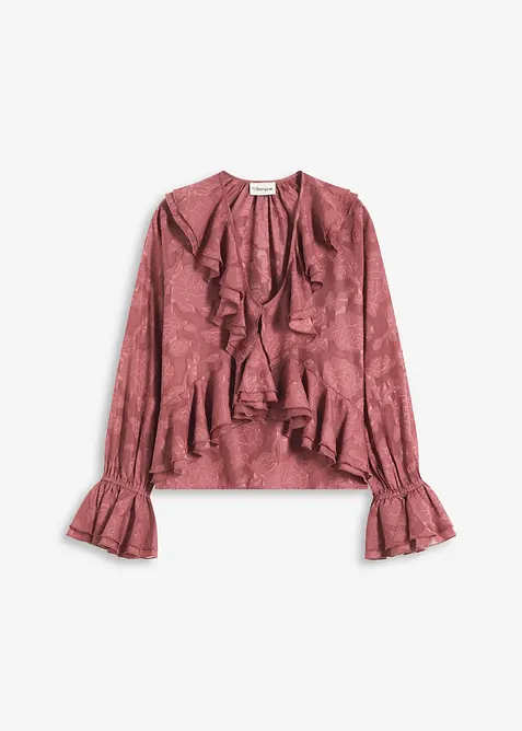 Blusa di chiffon leggermente trasparente, bonprix