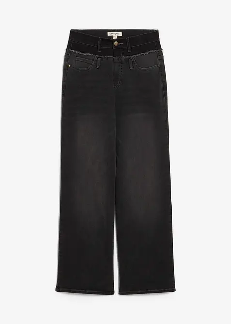 Jeans straight, vita alta, bonprix