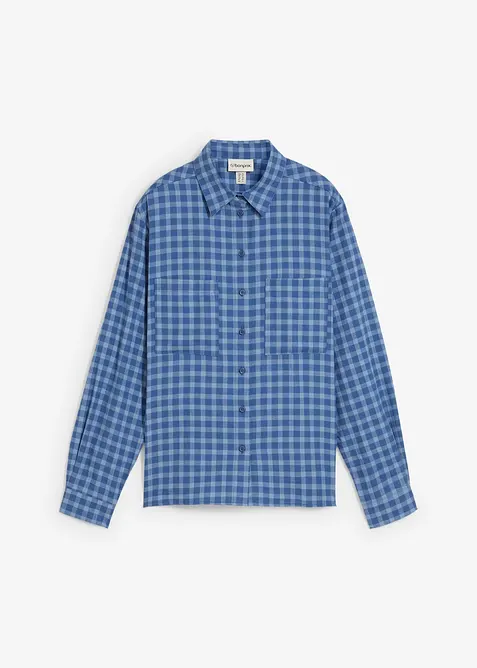 Camicia a quadri in puro cotone, bonprix