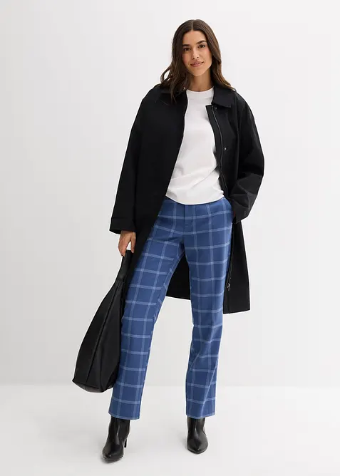 Pantaloni chino a quadri, bonprix