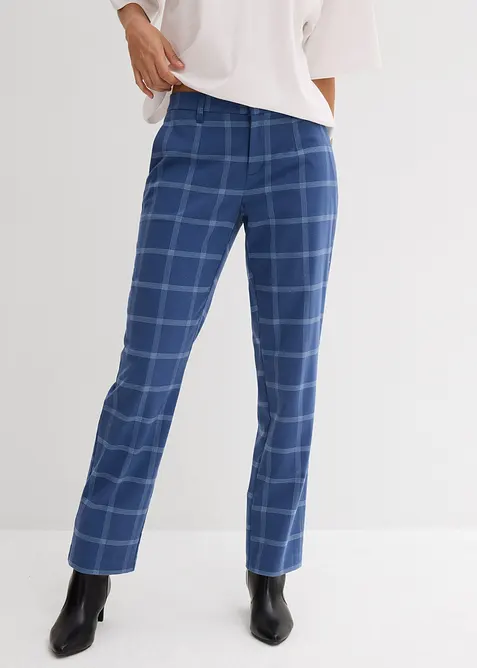 Pantaloni chino a quadri, bonprix