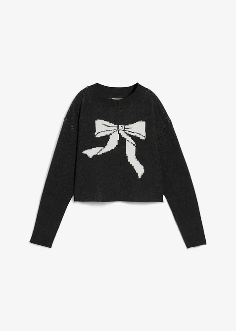 Maglione con fiocco, bonprix