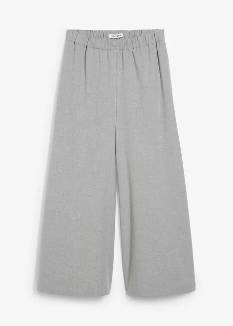 Pantaloni culotte in simil lana, bonprix