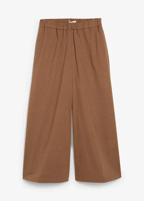 Pantaloni culotte in simil lana, bonprix