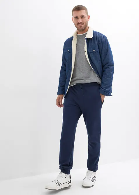 Pantaloni da jogging in puro cotone biologico, regular fit, bonprix