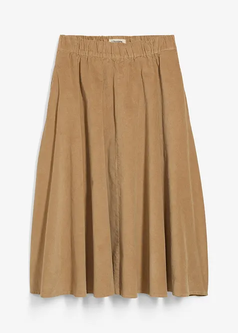 Gonna in velluto misto cotone, bonprix