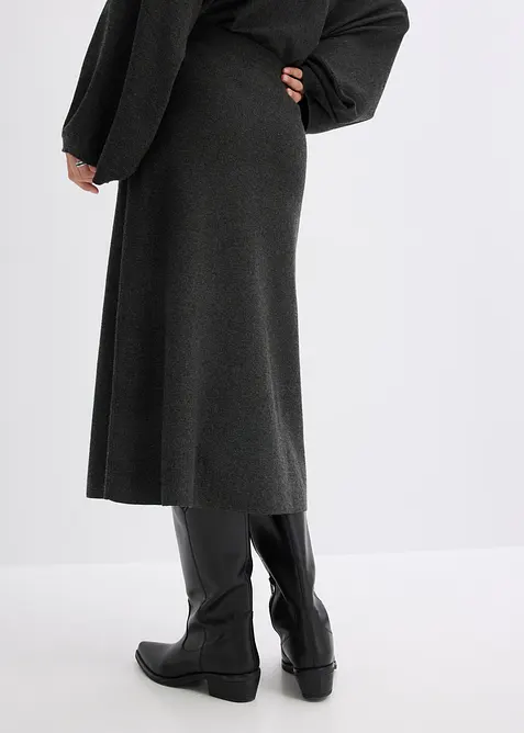 Gonna di maglia svasata, bonprix