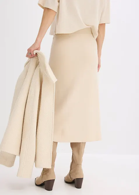 Gonna di maglia svasata, bonprix