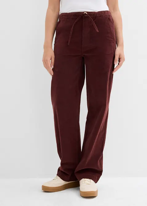 Pantaloni in velluto di misto cotone, bonprix