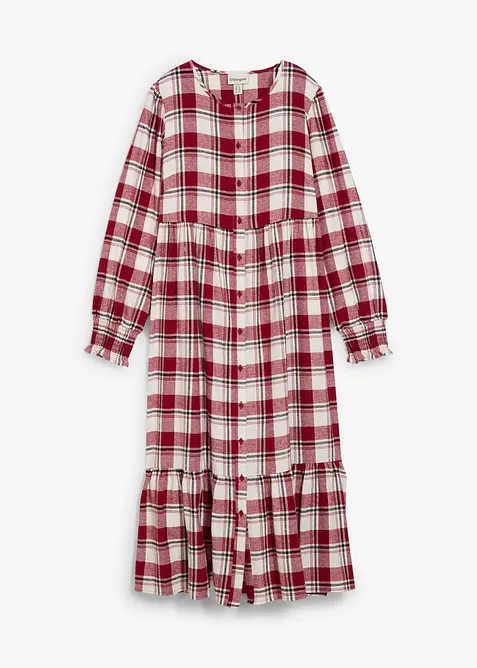 Abito midi in flanella, bonprix