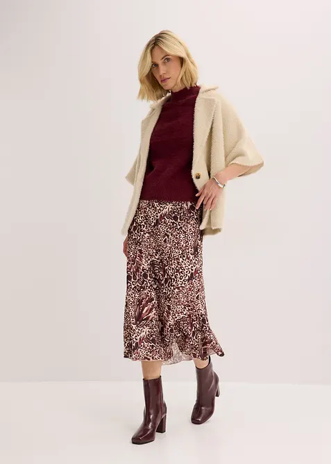 Maglione in filato effetto piuma, bonprix