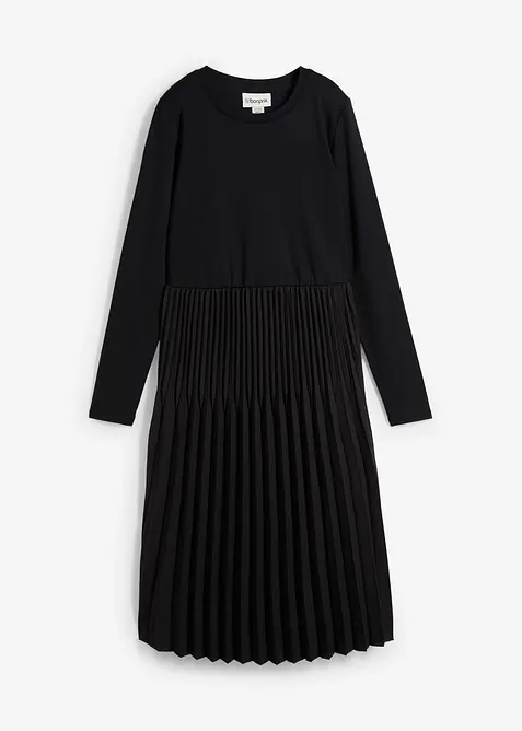 Abito midi in misto viscosa, bonprix