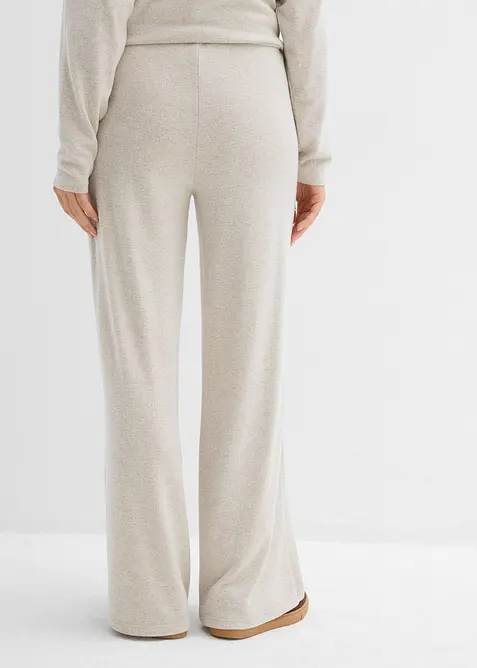 Pantaloni a palazzo in similmaglia, bonprix