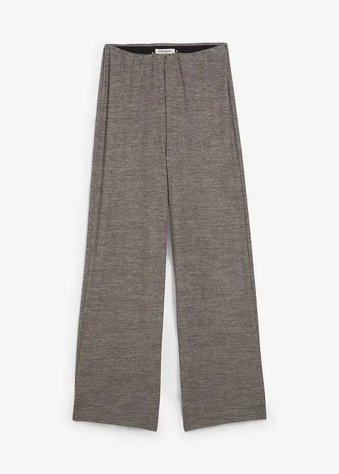 Pantaloni a palazzo in similmaglia, bonprix