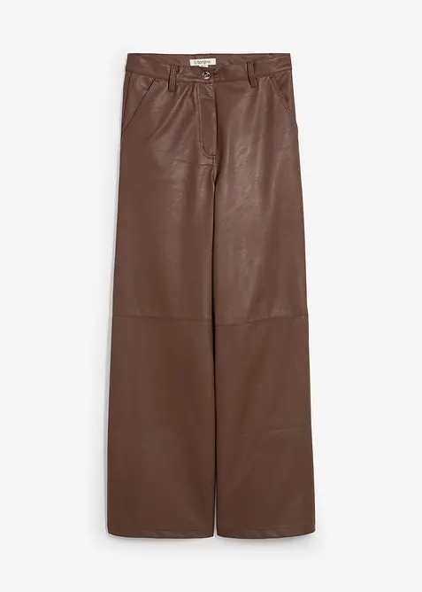 Pantaloni in similpelle, bonprix