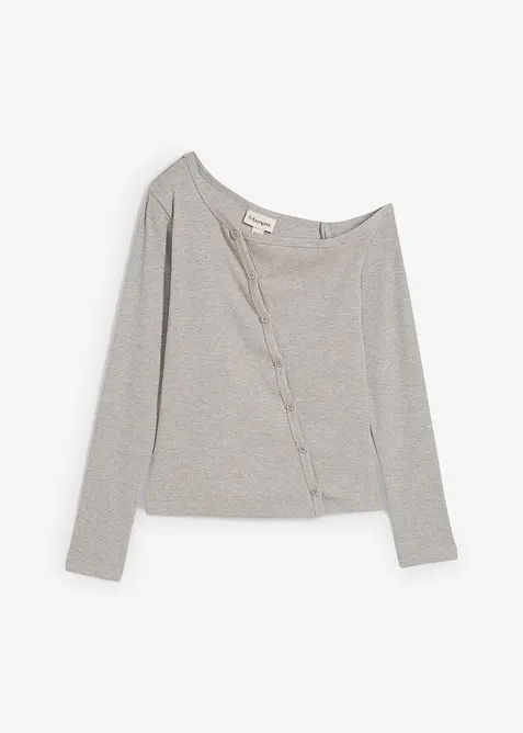 Maglia a costine a maniche lunghe, bonprix