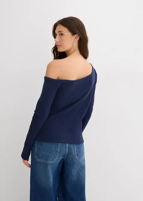 Maglia a costine a maniche lunghe, bonprix