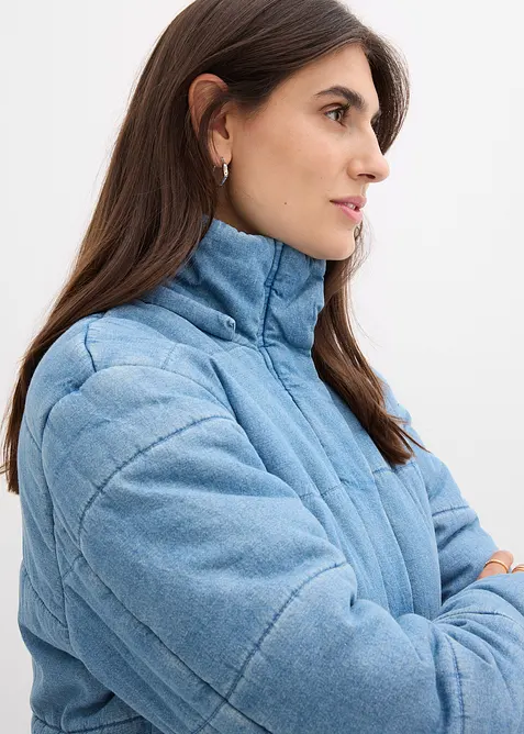 Giacca trapuntata in denim, bonprix