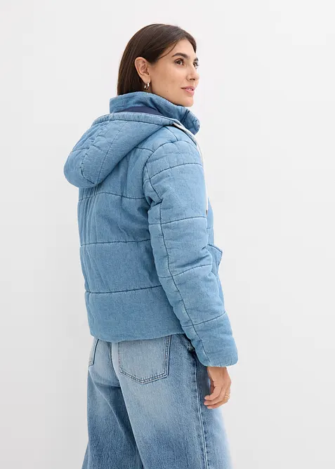 Giacca trapuntata in denim, bonprix