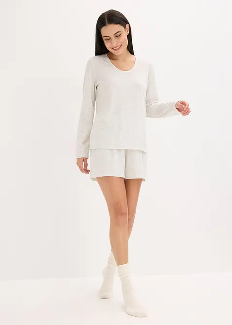Pigiama estivo loungewear in materiale morbido leggero, bonprix