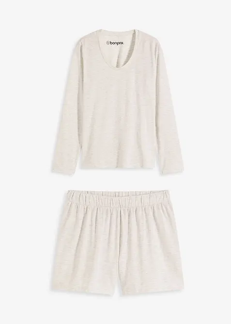 Pigiama estivo loungewear in materiale morbido leggero, bonprix