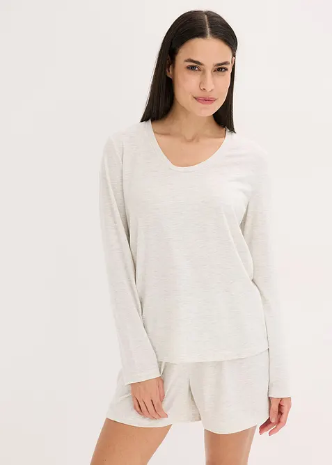 Pigiama estivo loungewear in materiale morbido leggero, bonprix