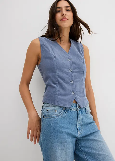 Gilet in velluto, bonprix