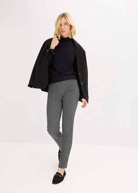 Maglia dolcevita con bottoni decorativi, bonprix