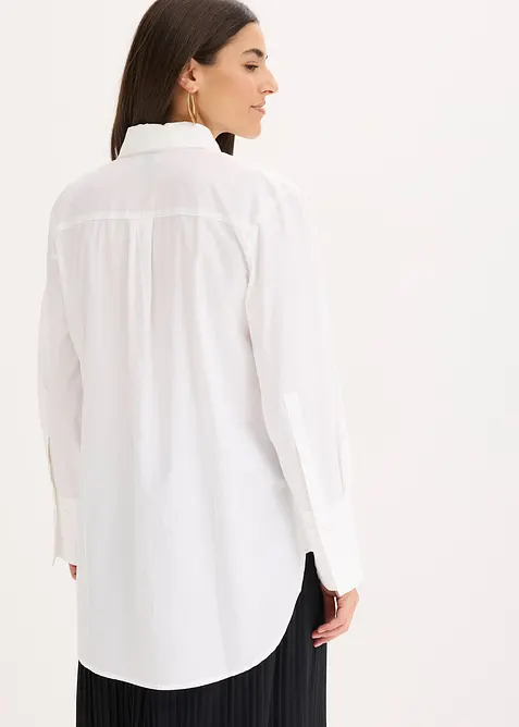 Camicetta con fiocco in puro cotone, bonprix